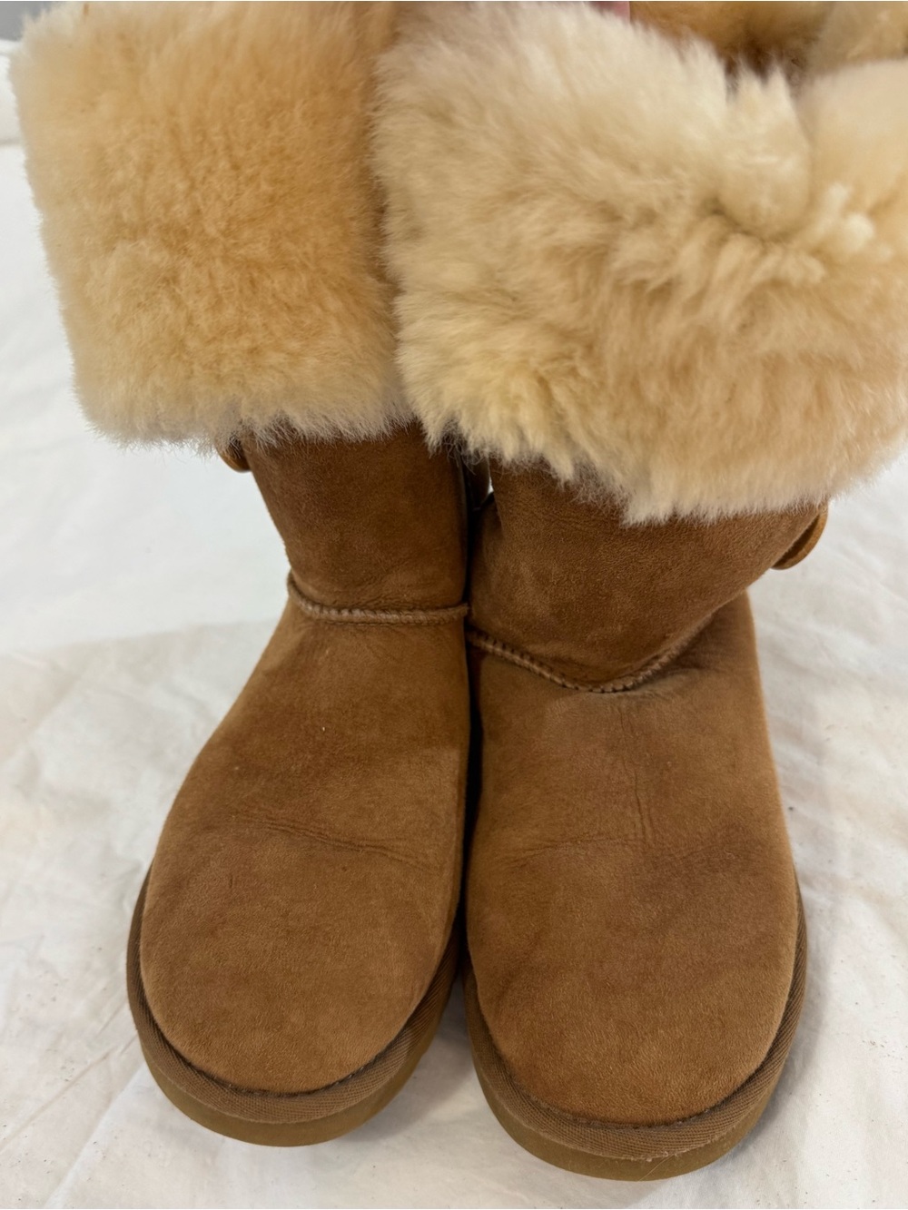 Ugg Australia Womens Winter  Sheepskin Tam Boots Size 7